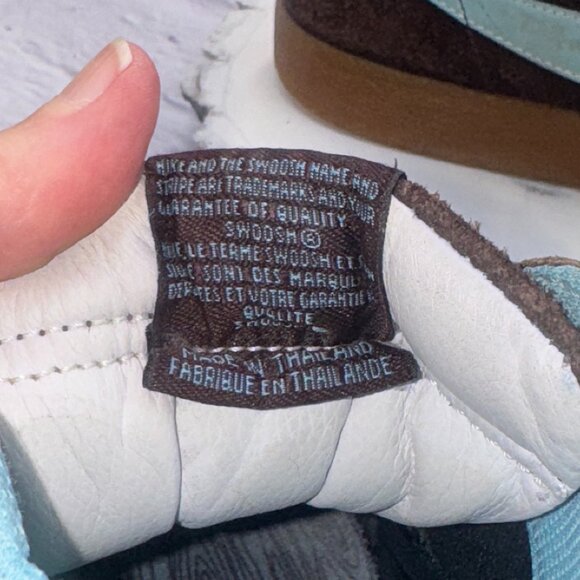 Nike SB Blazer Cappuccino Blue Chill Brown Blue 310801-241 Men’s Size 8 2007 - Picture 10 of 12